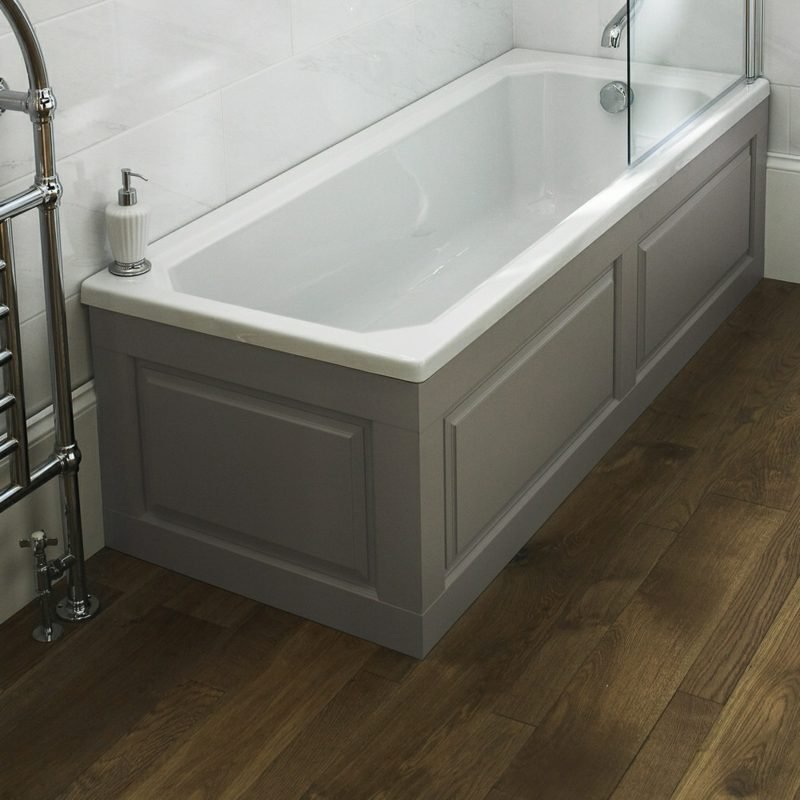 Bijela drvena ploča za kadu boja ploče za kupanje