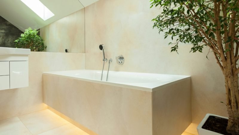 Rasvjeta za oblaganje kade obloge za kadu mramorni efekti kupaonske ploče