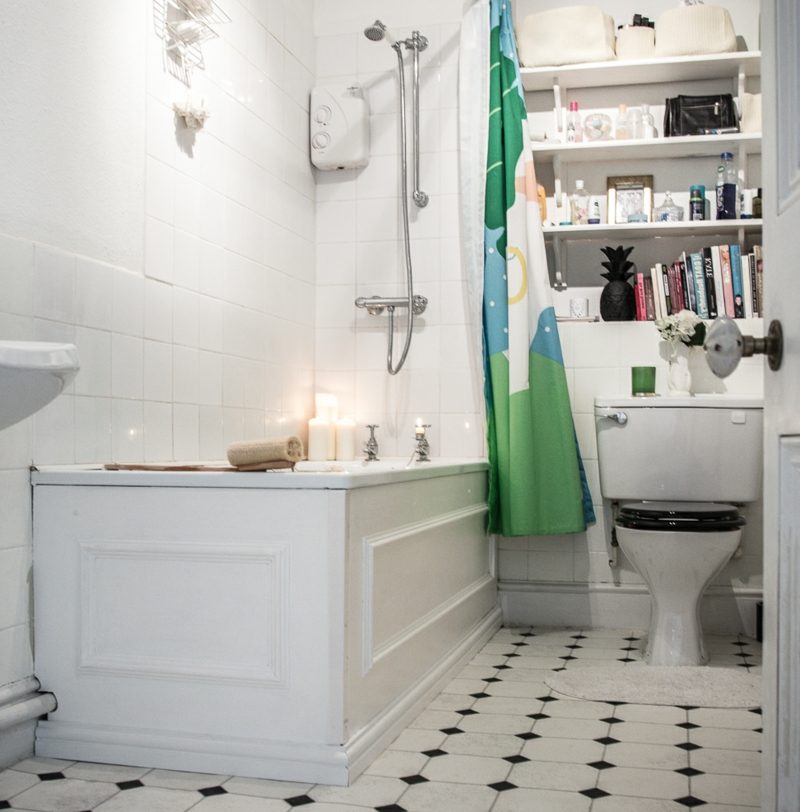 Kadom obloženo bijelo drvo kada za oblaganje kadom za kupanje s jezikom i žljebom