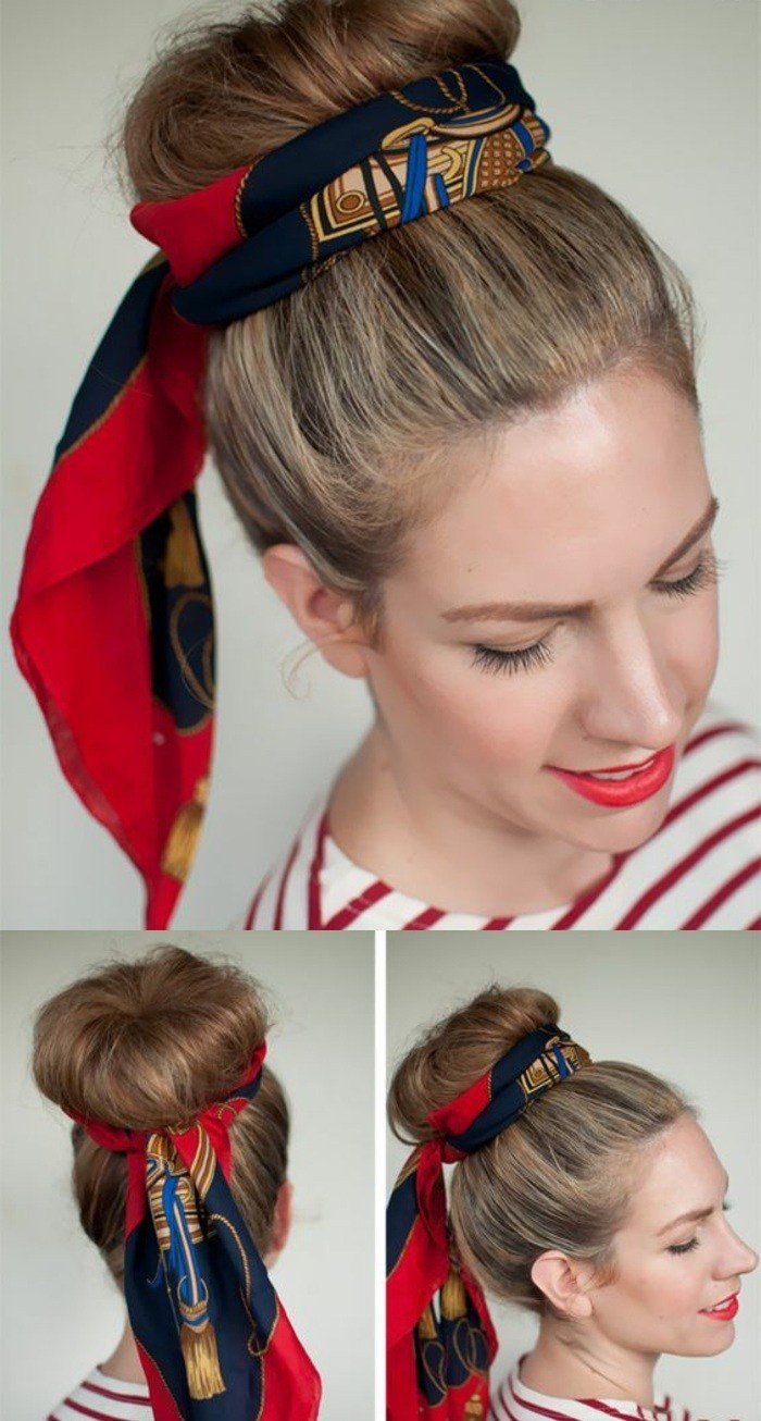 foulard con cuscino per panino alla moda