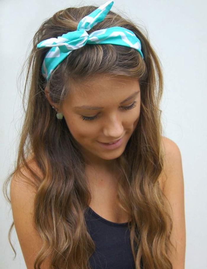 foulard per capelli aperto estivo