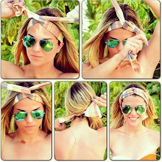 Legare la bandana rapidamente e facilmente