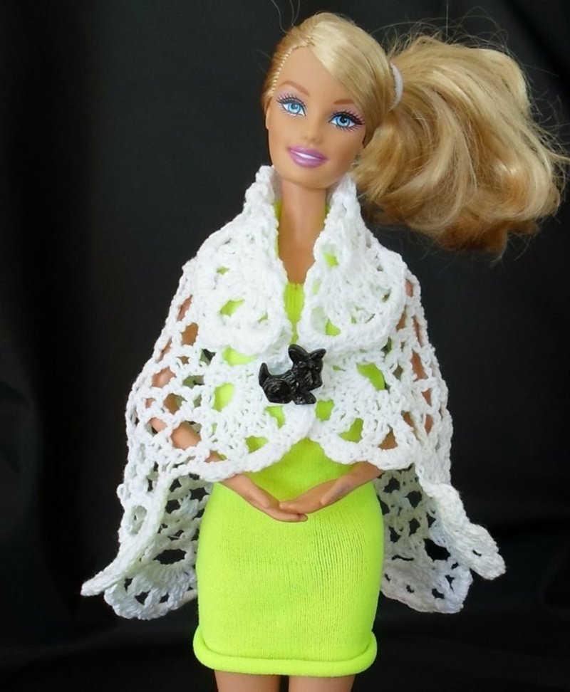 Vintage barbie gornji dio odjeće Barbie odjeću sami napravite čipku