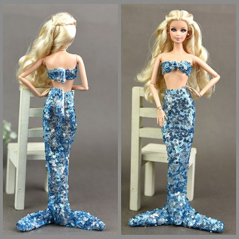 Barbie sirena Odjeća za siru Barbie sa šljokicama
