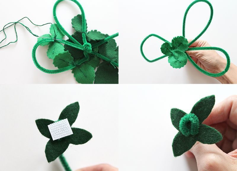 Giocattoli in feltro - Istruzioni fai da te per la scatola da giardino Giocattoli in feltro - Istruzioni fai da te per la scatola da giardino