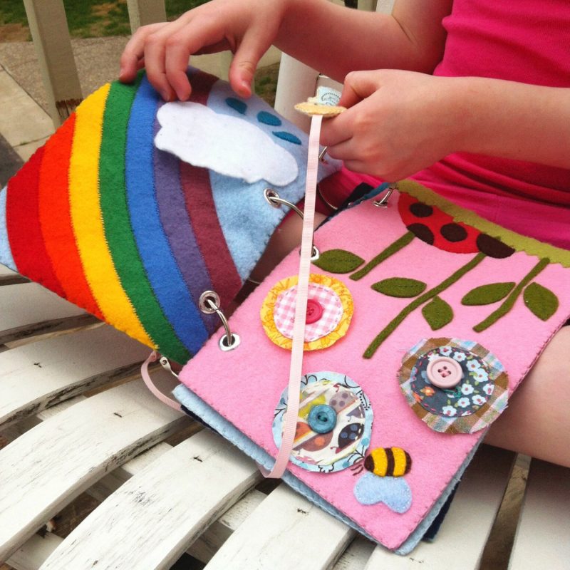 Morbido libro per bambini in feltro - Idee fai da te Morbido libro per bambini in feltro - Idee fai da te