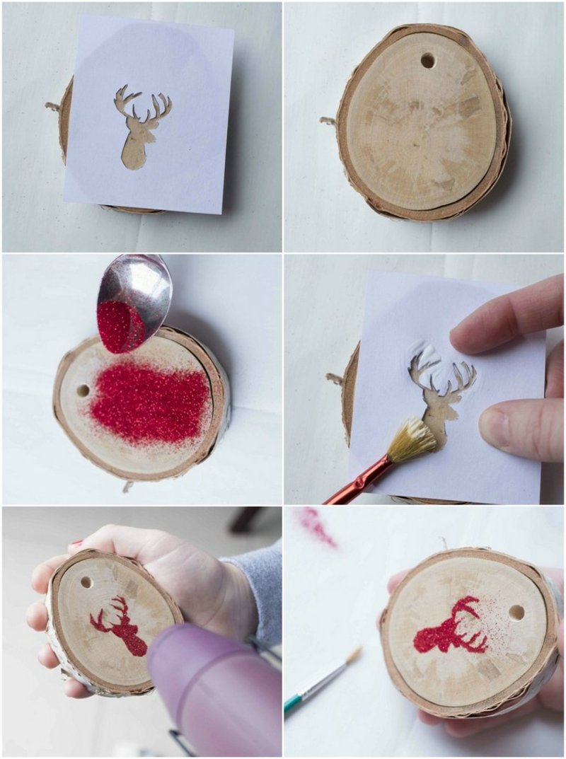 Ukrasite drvene diskove upute za sliku Upute kako ukrasiti drvene diskove