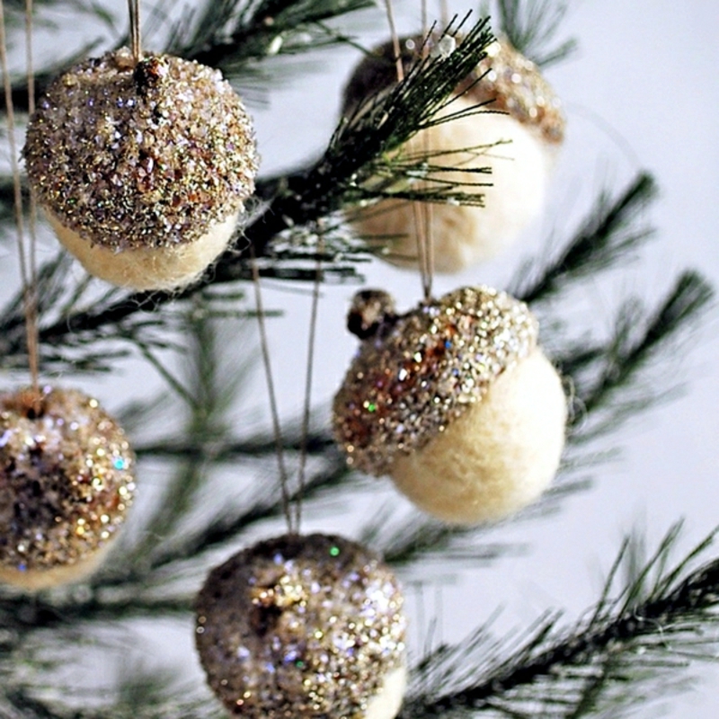 Od žira napravite ukrase za božićno drvce Napravite žirove sami za božićno drvce