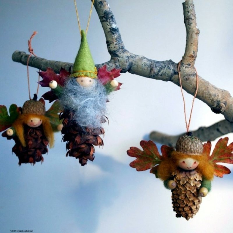 Ukrasi za božićno drvce sjajne su ideje s djecom Ukrasi za božićno drvce sami