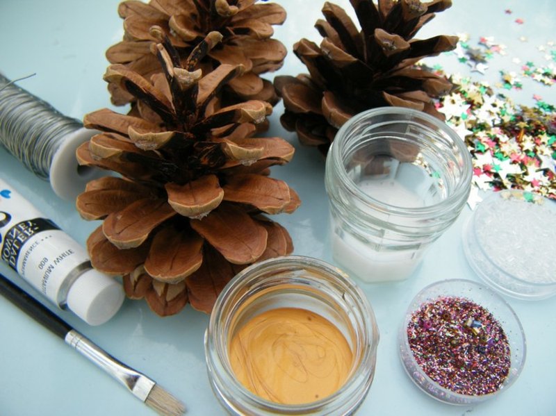 Kako ukrasiti šišarke Začinite šišarke