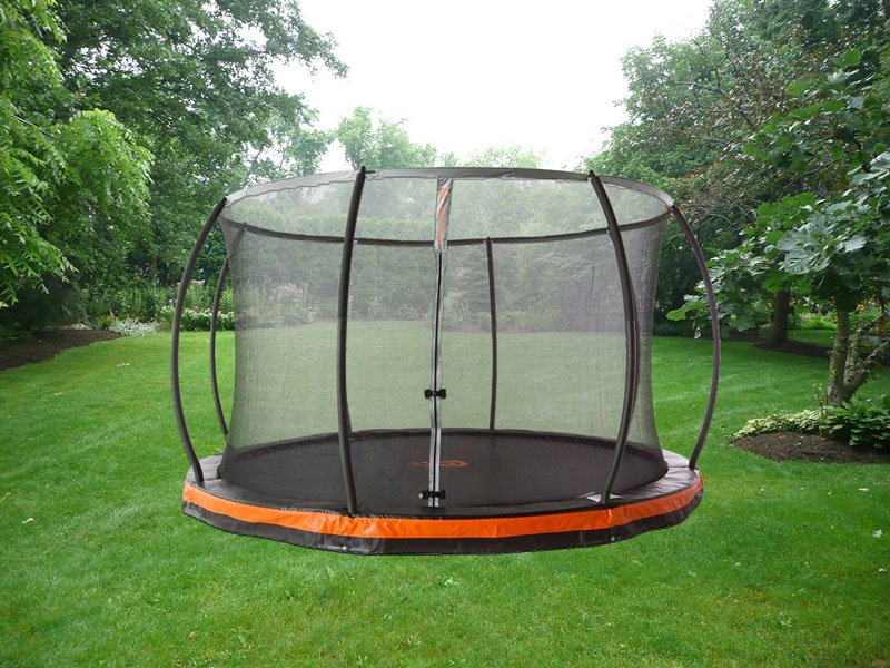 Consigli utili per la scelta di un trampolino da pavimento Rete di sicurezza per trampolino a livello del pavimento