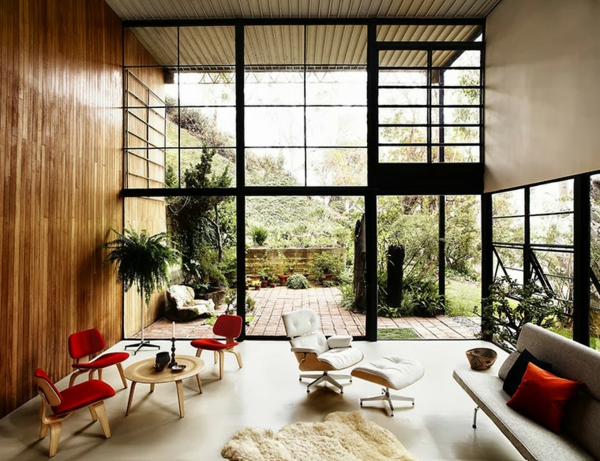 nappali design vörös székek szőnyeg nappali design székek szőnyeg