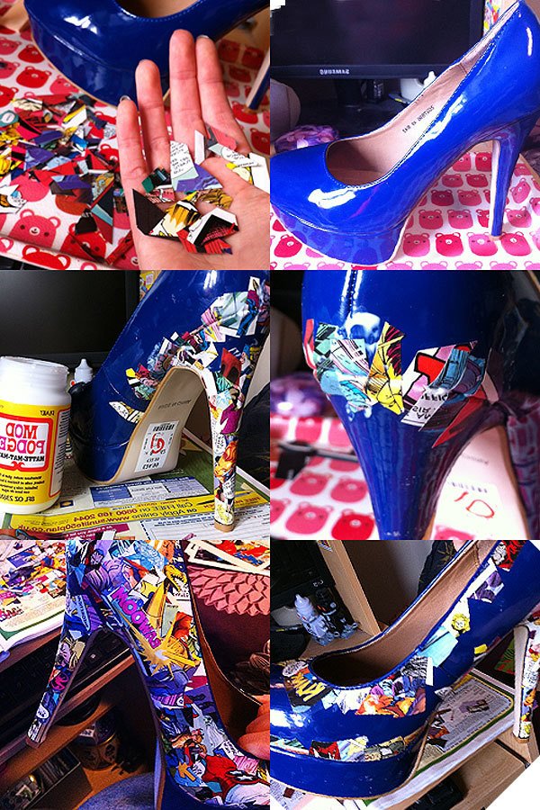 Istruzioni fai da te per scarpe da donna con tacchi alti Istruzioni fai da te per scarpe da donna con tacchi alti