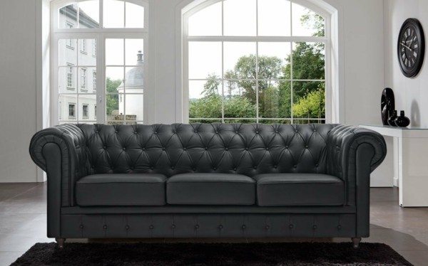 divano chesterfield in pelle nera tips divano in pelle divano chesterfield