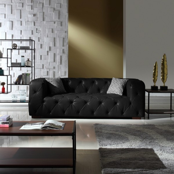 divano chesterfield in idee nere guarda il design del divano chesterfield del soggiorno