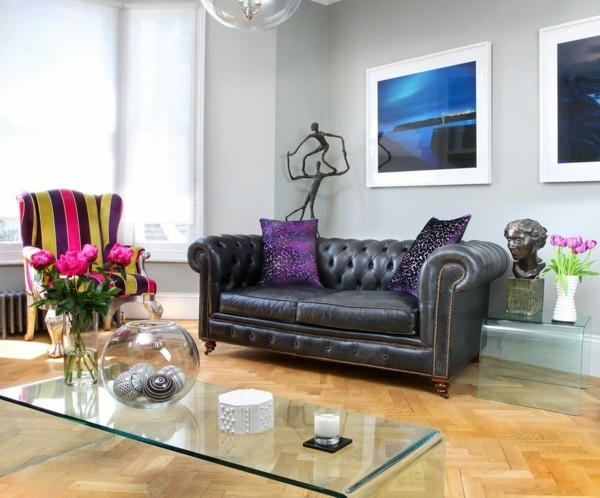 idee per divano chesterfield divano chesterfield per soggiorno dall'aspetto vivente
