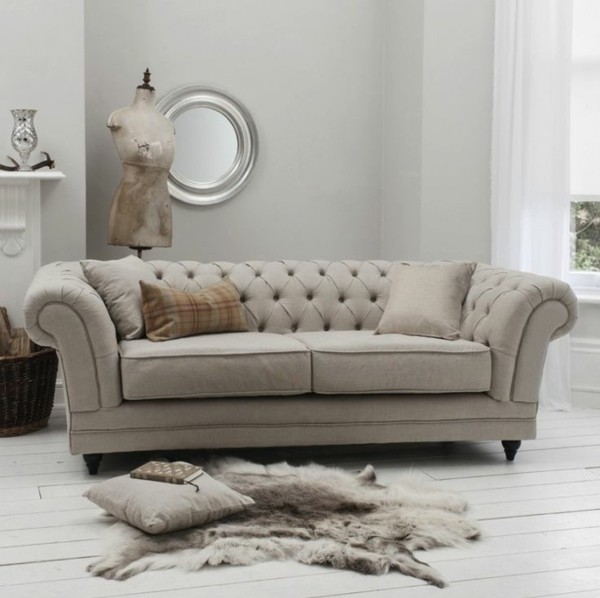 idee per la tappezzeria del divano chesterfield disegni di divani chesterfield beige