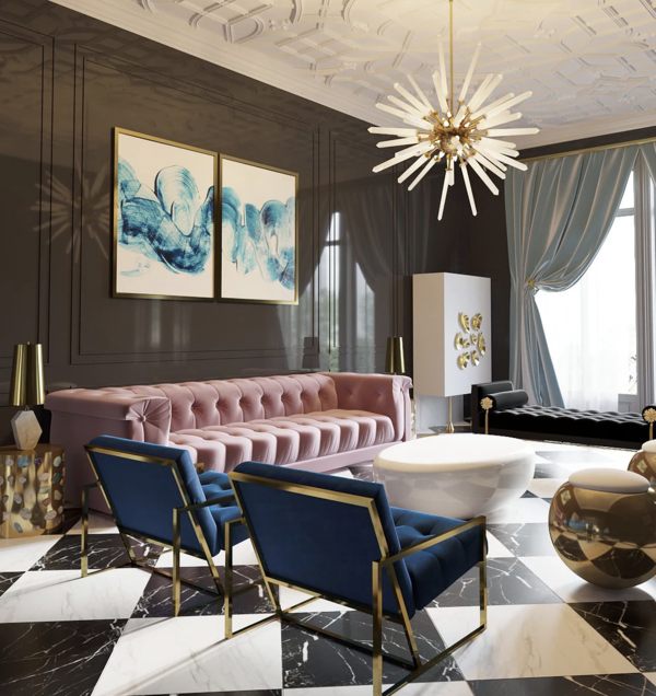 fantastiche idee per scegliere il miglior divano per il tuo soggiorno - Divano Chesterfield Divano chesterfield da soggiorno 9 look