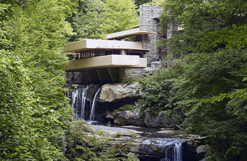 Fallingwater House - une véritable œuvre d'art Maison Fallingwater par Frank Lloyd Wright