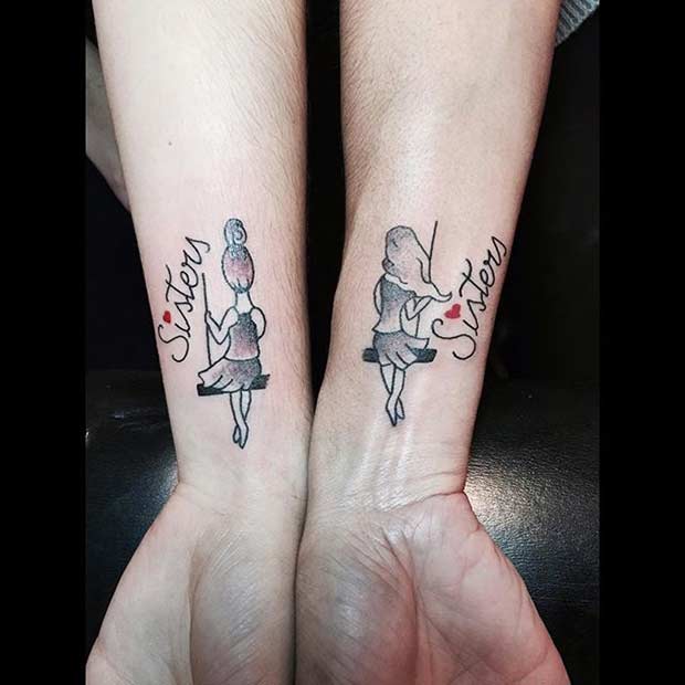 Tatouages ​​pour soeurs