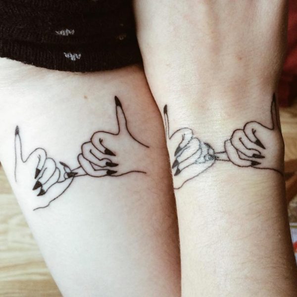 promettre des tatouages ​​​​de tatouage pour les soeurs