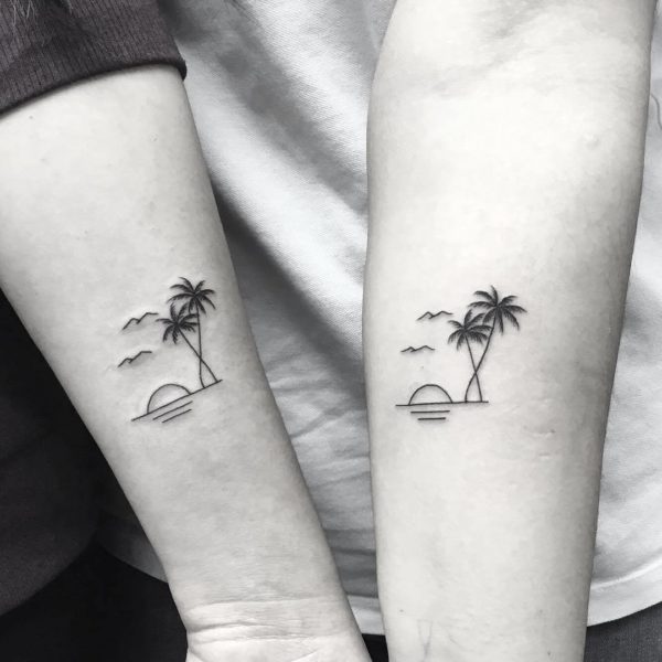 Tatouages ​​​​pour le motif d'idées de soeurs