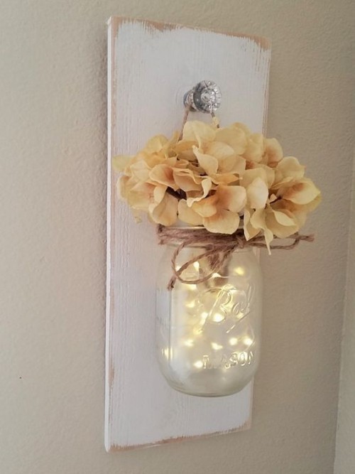 Vasi di vetro vaso LED wall deco