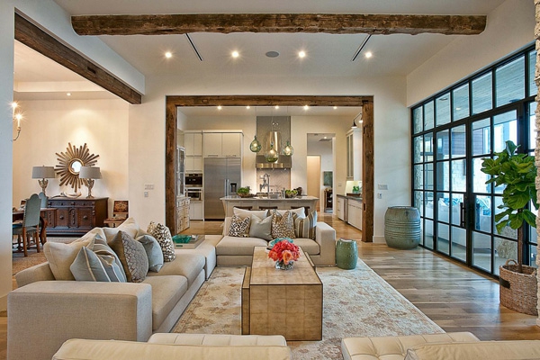 idee arredo soggiorno, legno e colori naturali idee arredo soggiorno armonia colori neutri