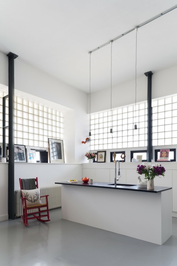 bijela kuhinja eklektičan kuhinjski namještaj