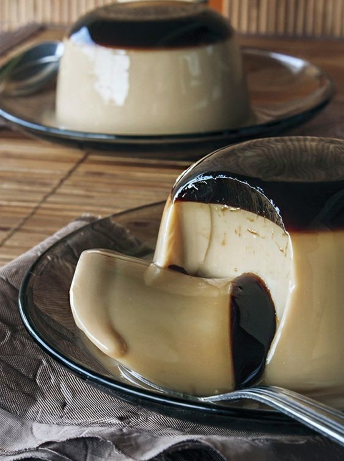 panacotta s idejama za recept za kavu