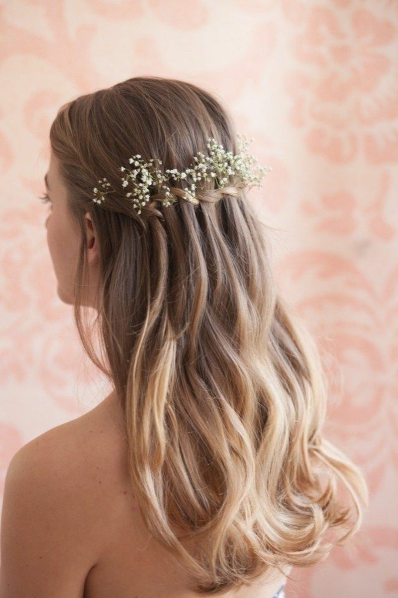 Instructions de tresse de cascade de cheveux de tresse