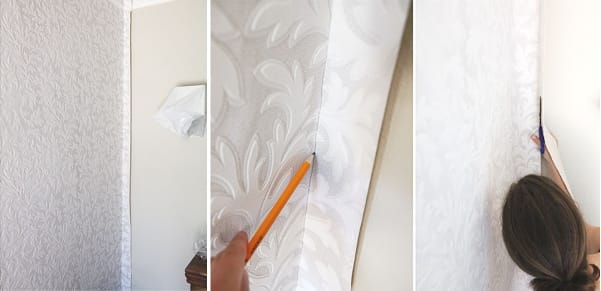 DIY non-woven wallpaper gluing