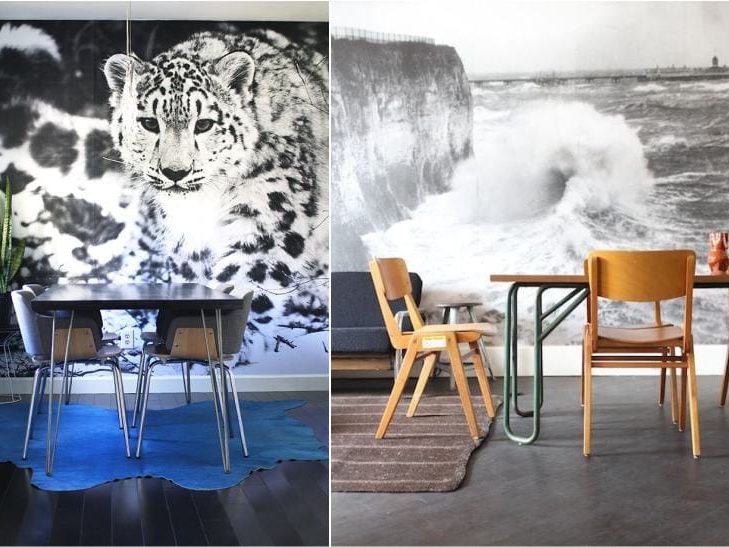 Фототапет за кухнята, разположен от южната страна