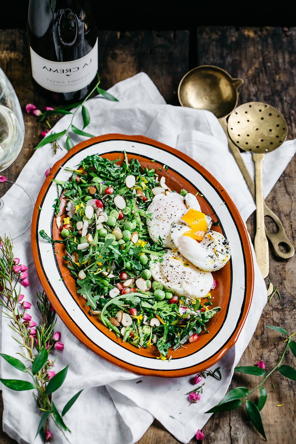 Préparez une salade printanière