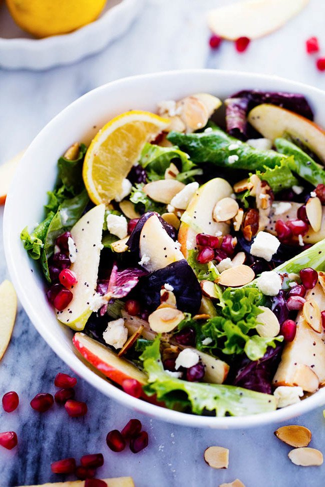 Délicieuses recettes de salade de printemps aux noix