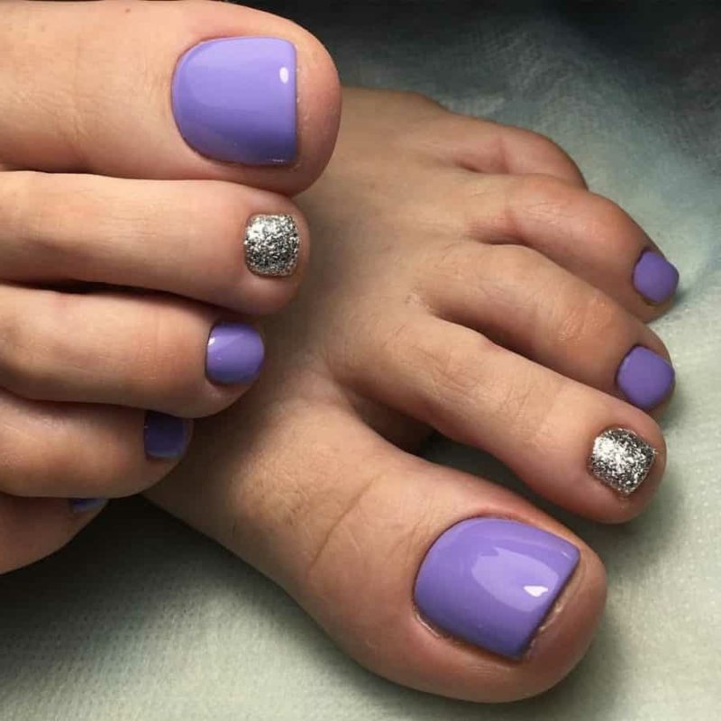 pedicure viola