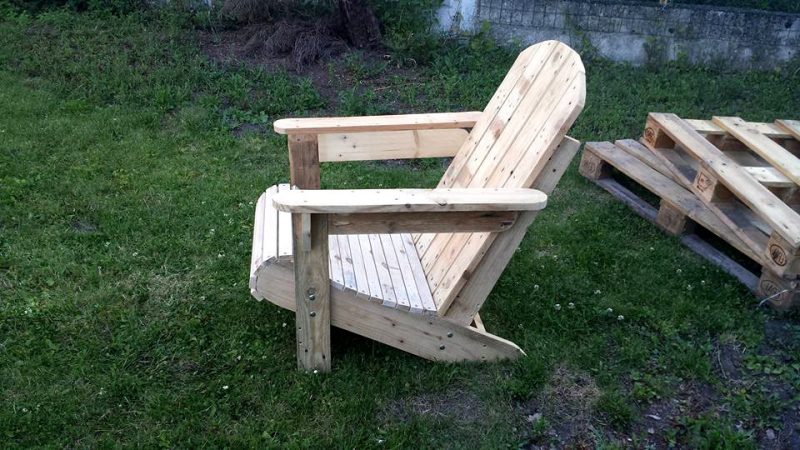 Étape 6 meubles de jardin de palettes palettes meubles de jardin meubles de palettes de jardin meubles euroapletten fauteuil de jardin instructions