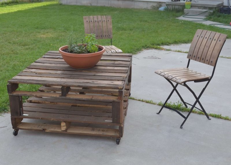Table à palettes meubles de jardin de palettes palettes meubles de jardin meubles de palettes de jardin meubles euroapletten fauteuil de jardin instructions