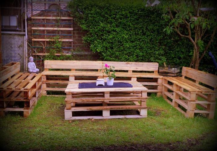 Ensemble de salon de jardin en palette meubles de jardin de palettes palettes meubles de jardin meubles de palettes de jardin meubles euroapletten fauteuil de jardin instructions
