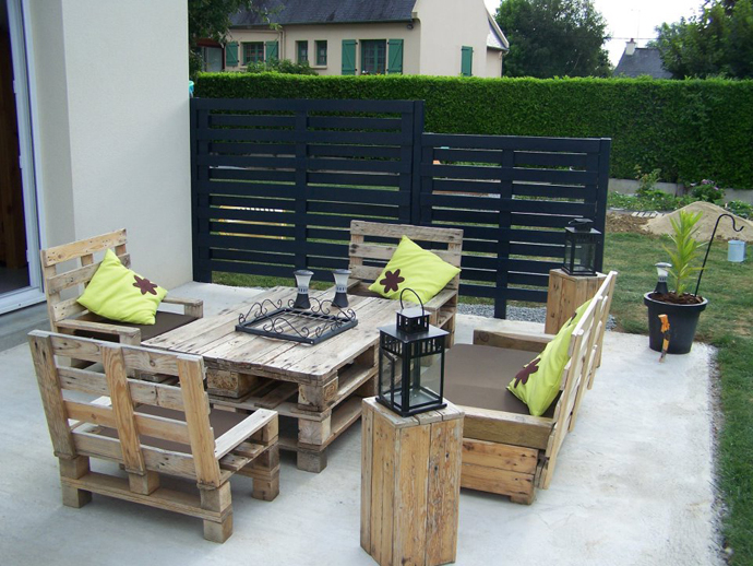 Ensemble de salon de jardin en palette meubles de jardin de palettes palettes meubles de jardin meubles de palettes de jardin meubles euroapletten fauteuil de jardin instructions
