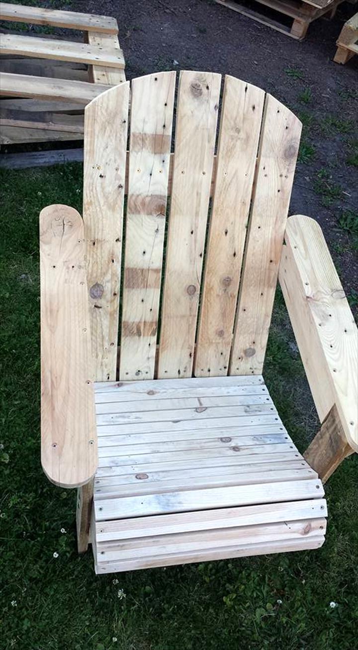 Étape 5 meubles de jardin de palettes palettes meubles de jardin meubles de palettes de jardin meubles euroapletten fauteuil de jardin instructions