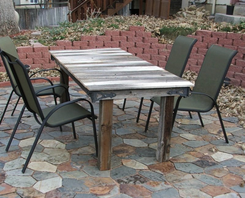 Kerti asztal építse saját raklapszékeit Építs magadnak kerti asztalt