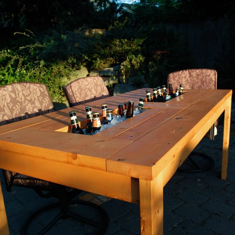 Készítsen saját kerti asztali bár italokat építse saját kerti asztalépítő bútorát