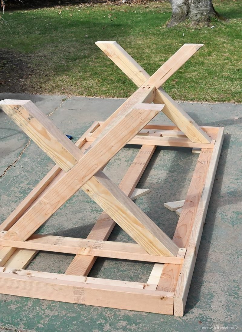 Készítsen saját kerti asztalt. A lábak gyártása Építsd meg saját kerti asztalodat