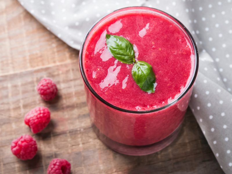 colazione sana per dimagrire frullato di lamponi ricette salutari per la colazione frullato di lamponi