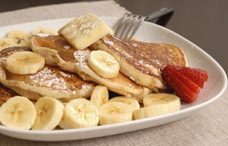 pancake a basso contenuto di carboidrati con proteine in polvere e colazione alla banana colazione sana per dimagrire pancake a basso contenuto di carboidrati con proteine in polvere