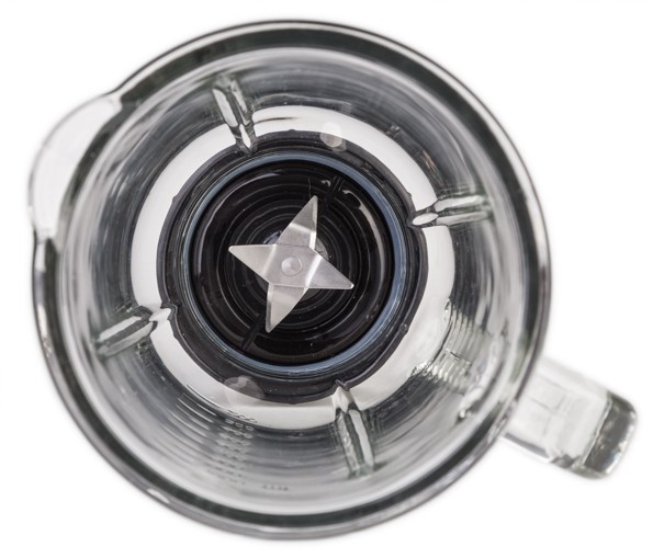 Mes in een stationaire blender