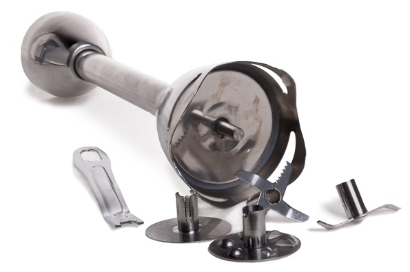 Hoofdblenderopzetstuk met een set verwisselbare messen