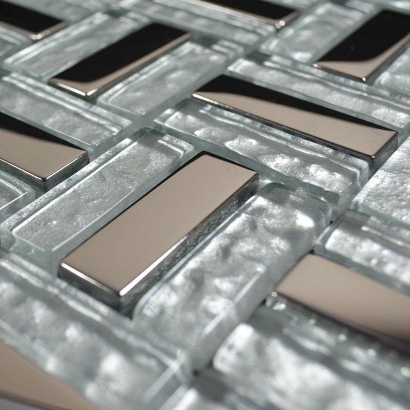 optique en métal de détail de mosaïque de verre