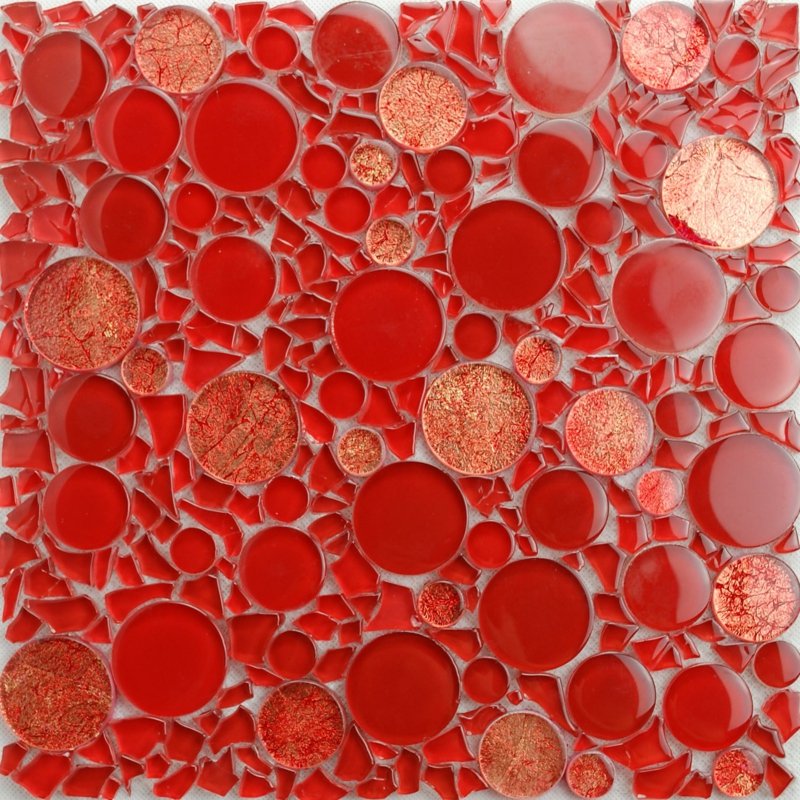 Mosaïque de verre pour espace bien-être